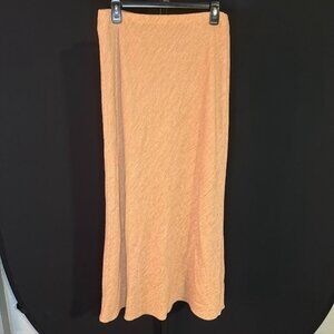 Abercrombie & Fitch Textured Ankle Maxi Lined Skirt